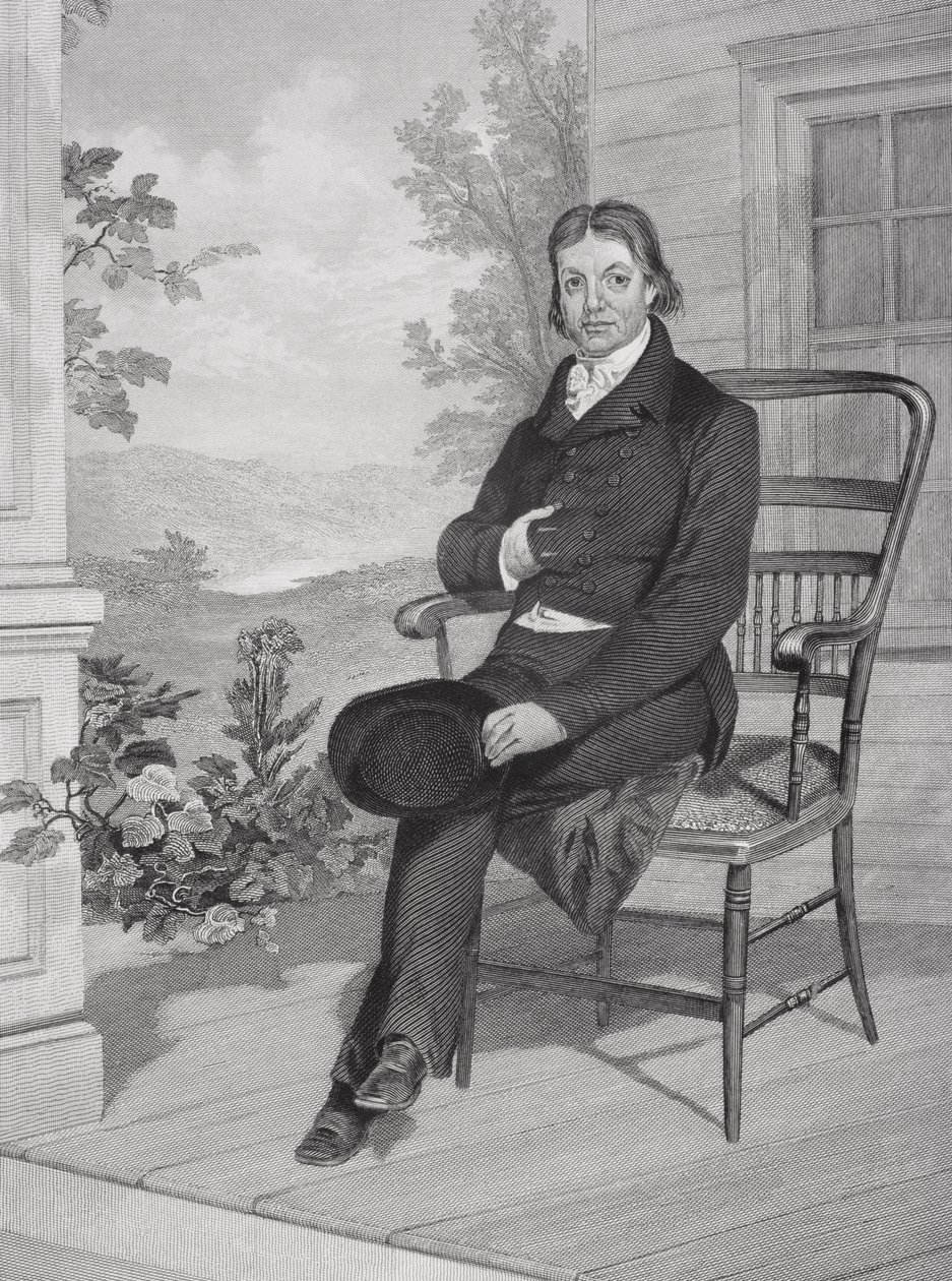 John Randolph (1773-1833) (litho) od Alonzo Chappel