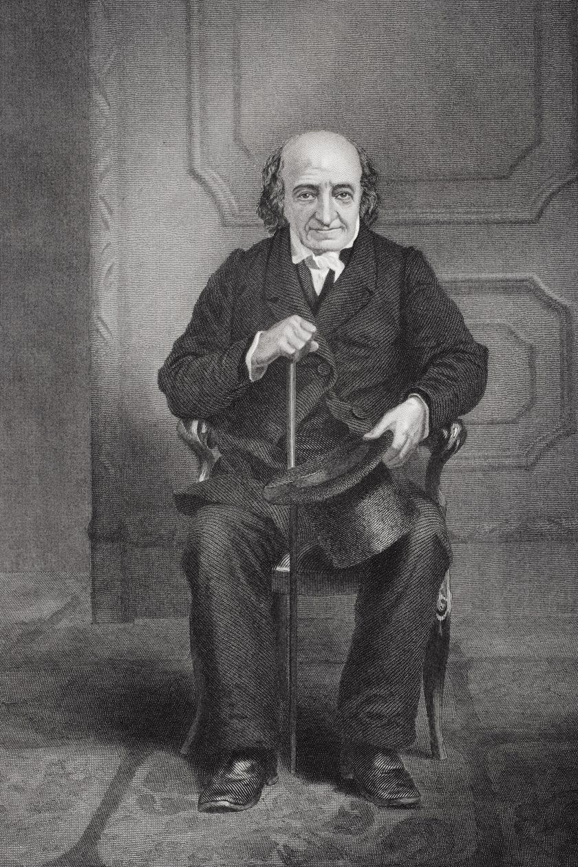 Portrét Alberta Gallatina (1761-1849) (litho) od Alonzo Chappel