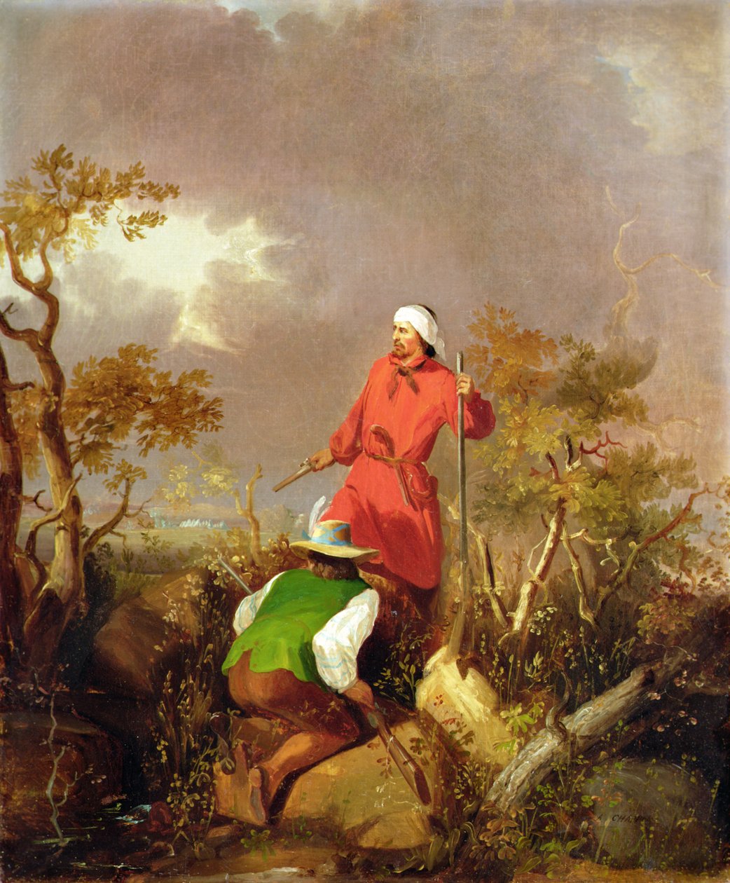 The Frontiersmen (olej na plátně) od Alonzo Chappel