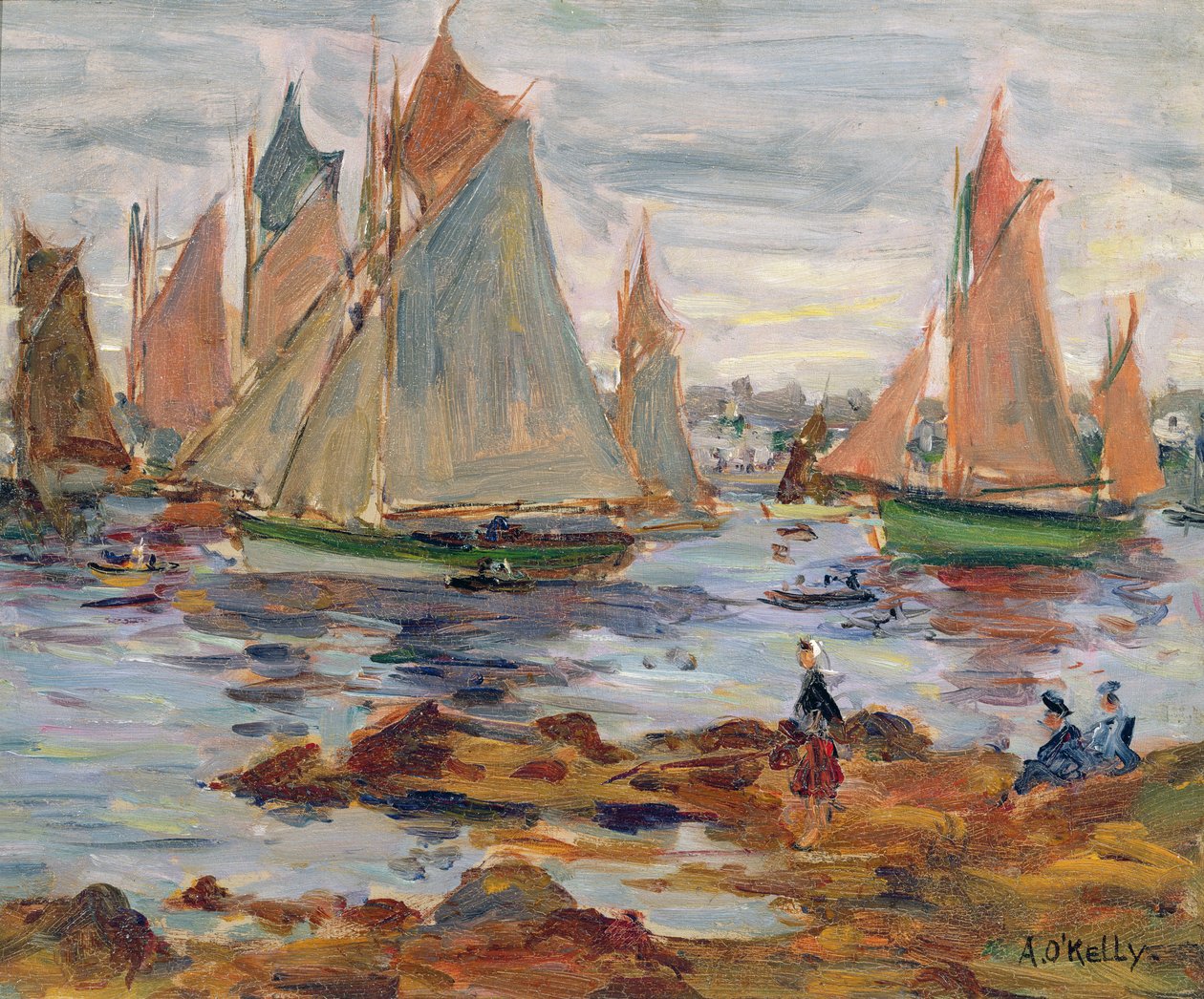Přístav v Concarneau od Aloysius C. O