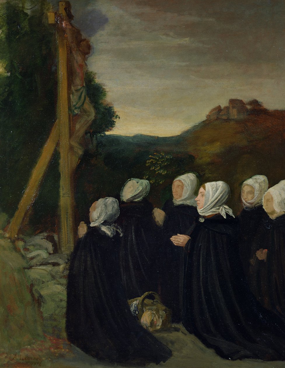 Kalvárie, 1874 od Alphonse Legros