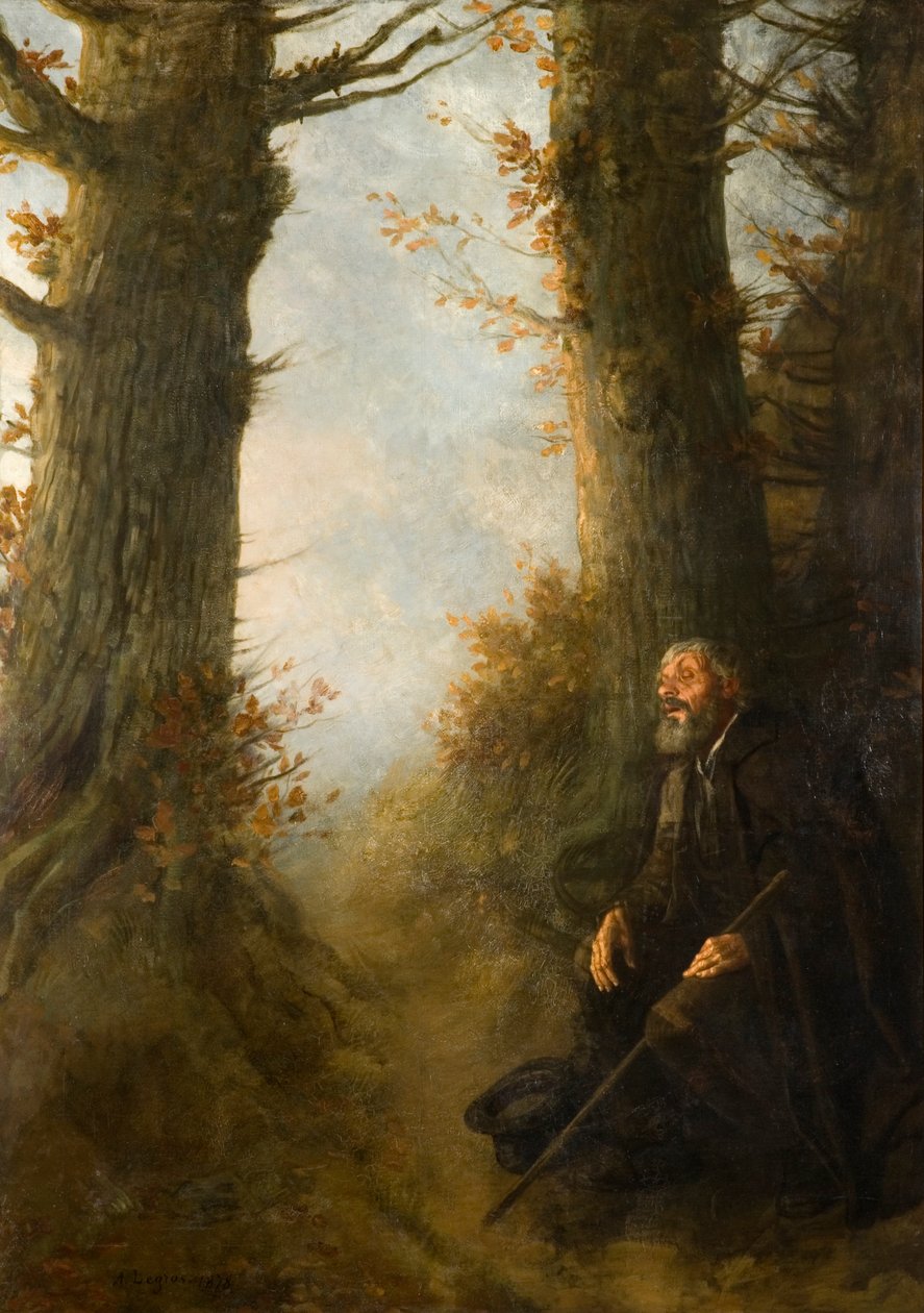 Unavený tulák, 1878 od Alphonse Legros