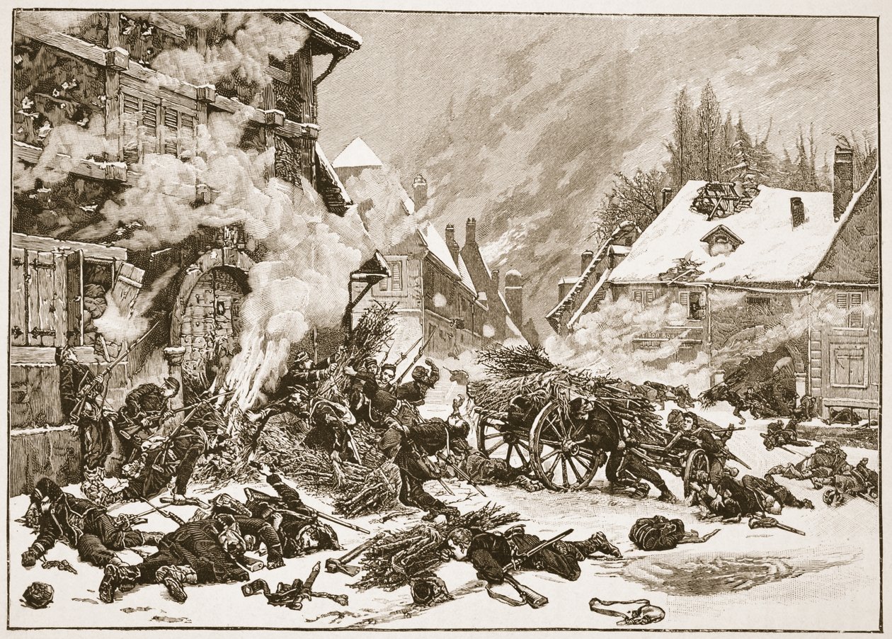 Incident v bitvě o Villersexel, ilustrace z 