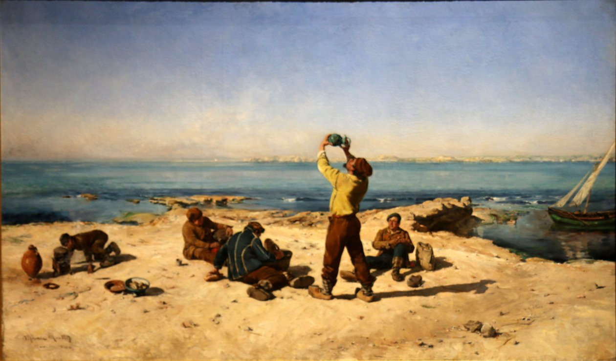 Oběd rybářů od Alphonse Moutte
