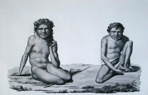 Port Jackson, New Holland: Aborigines from the Blue Mountains, z 