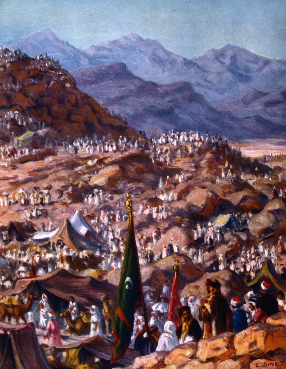 Poutníci, 1918 od Alphonse Etienne Dinet