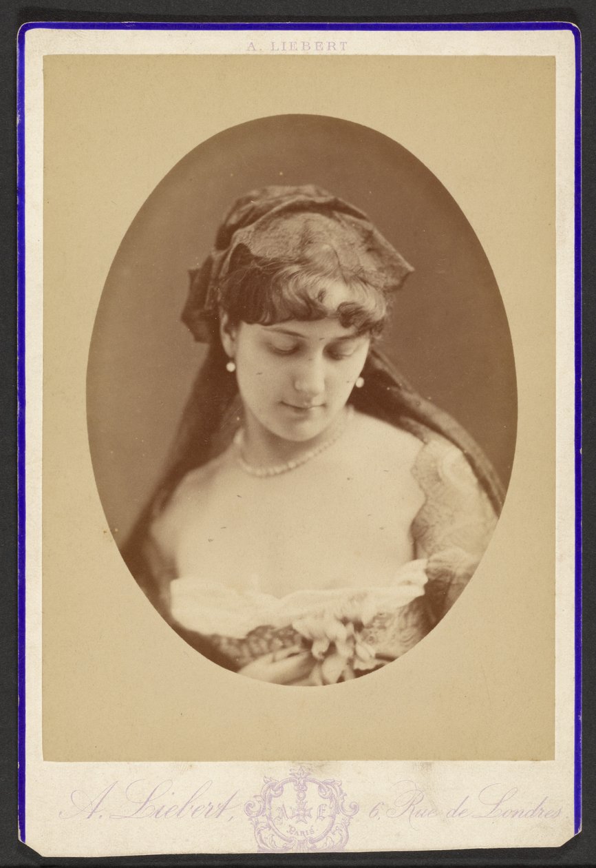 Porträt einer jungen Frau od Alphonse J. Liébert