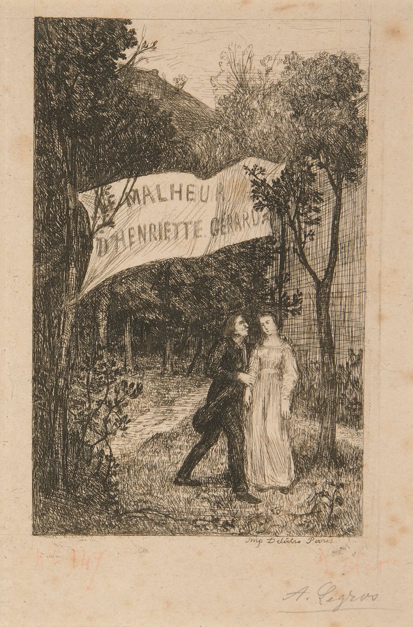 2 Ilustrace pro Le Malheur d od Alphonse Legros