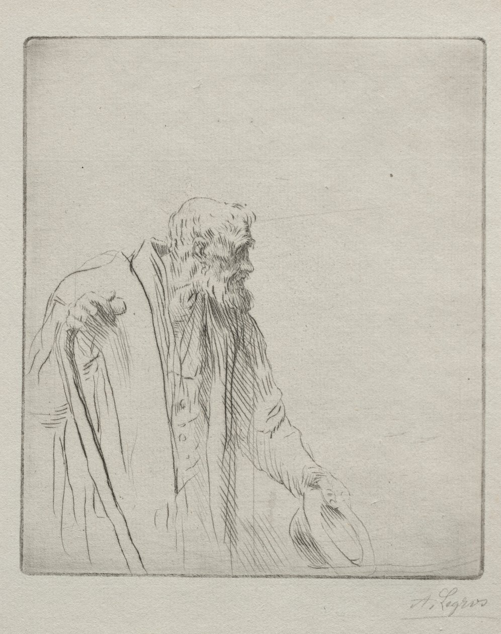 Žebrák od Alphonse Legros