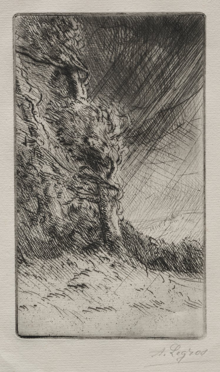 Závan větru. od Alphonse Legros