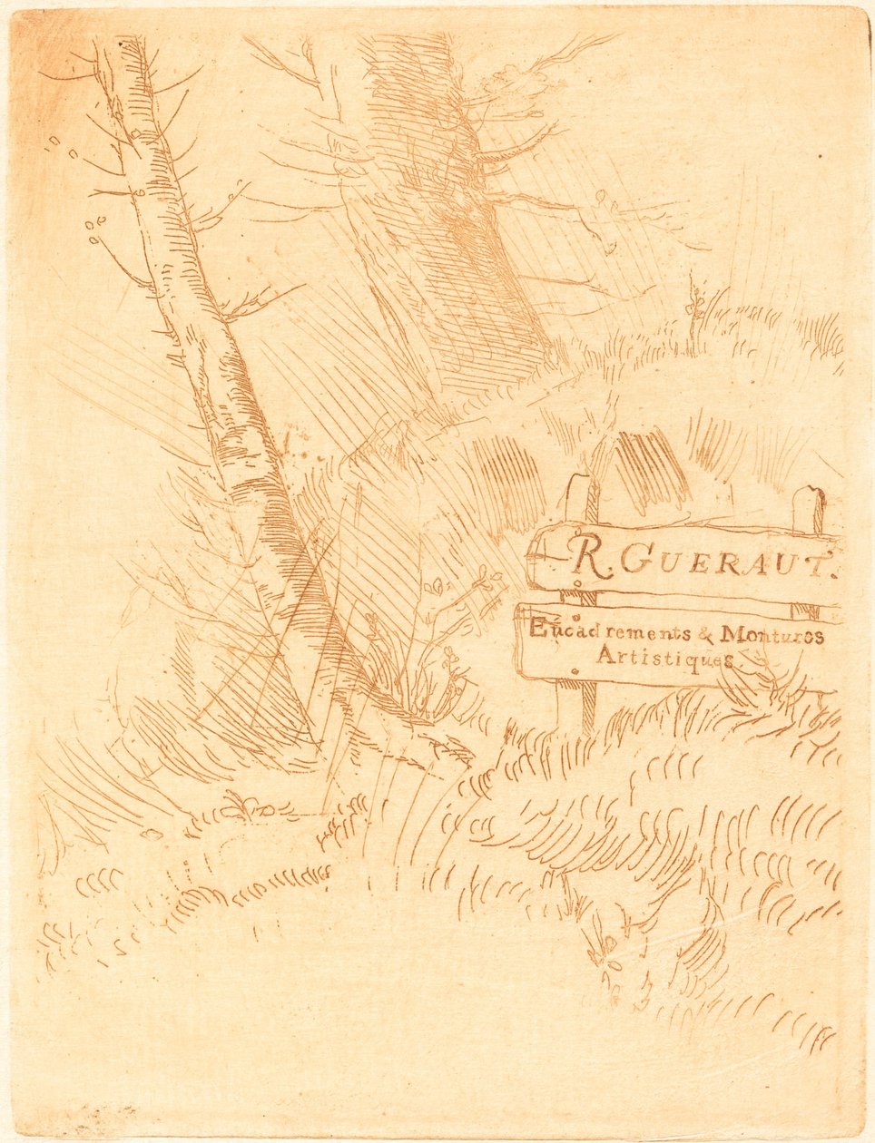 Adresa R. Gueraut (Adresse de M.R. Gueraut) od Alphonse Legros
