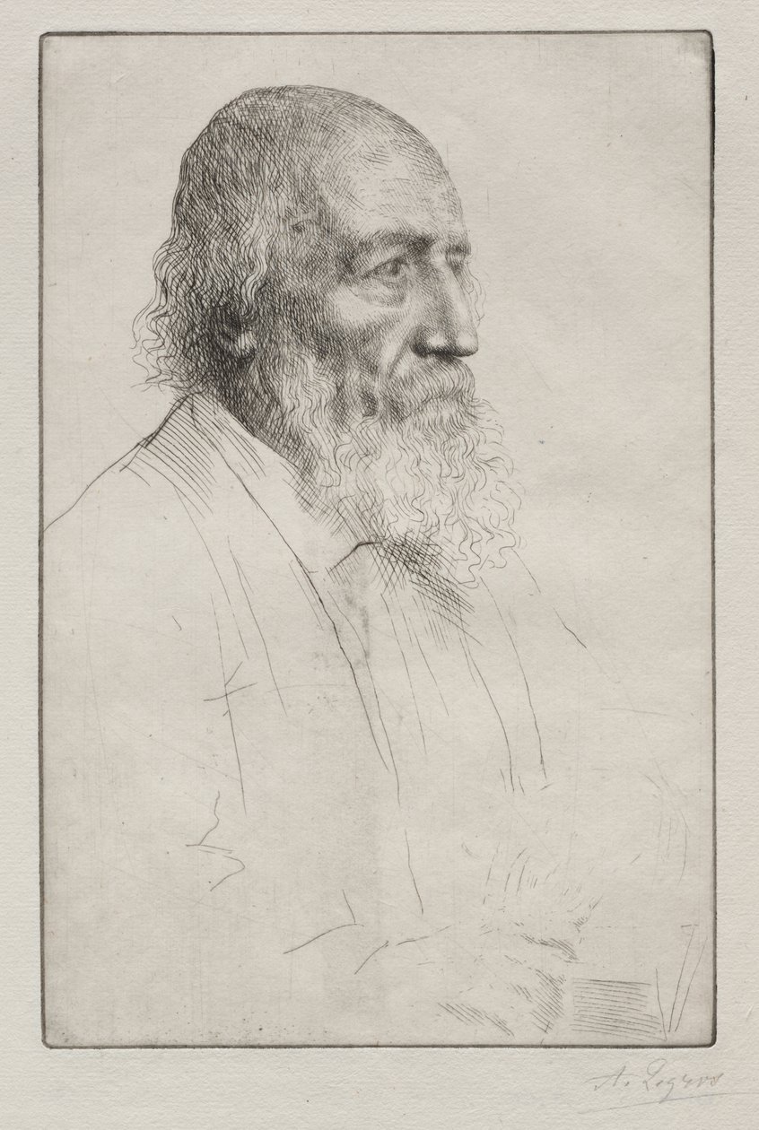Alfred Lord Tennyson od Alphonse Legros