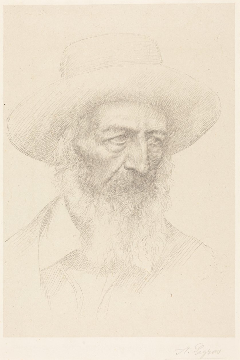 Alfred, lord Tennyson od Alphonse Legros