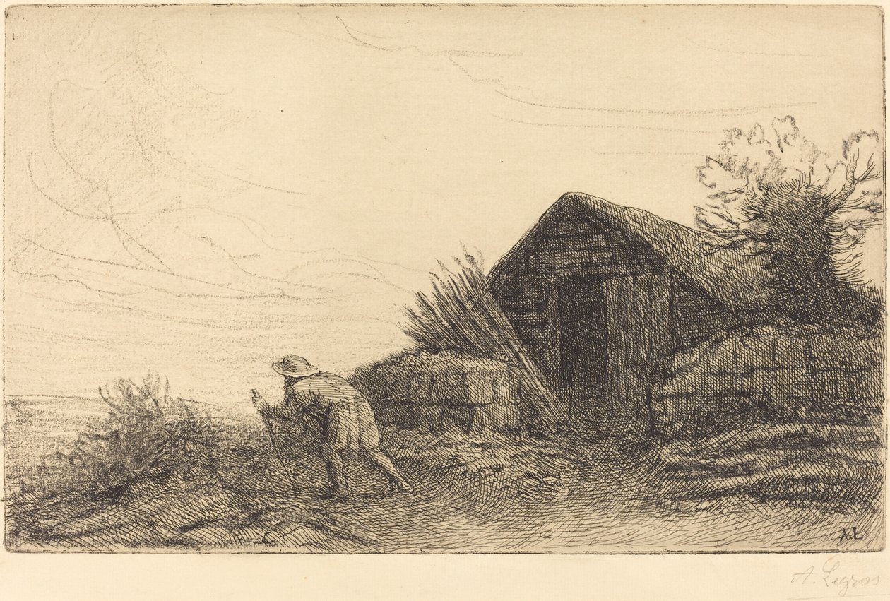 Podél vrcholu kopce od Alphonse Legros