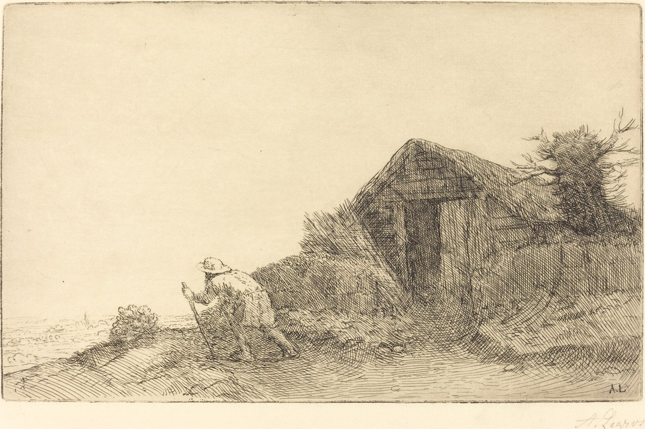 Podél vrcholu kopce od Alphonse Legros