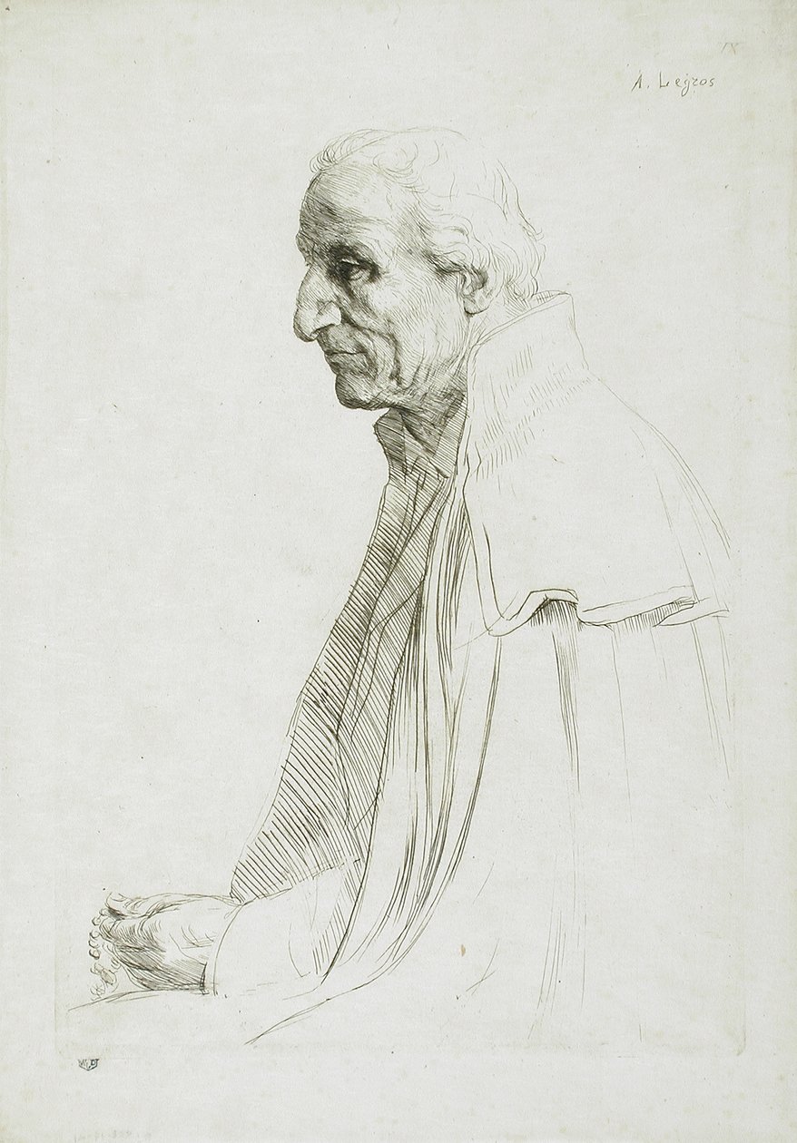 Starý Španěl od Alphonse Legros