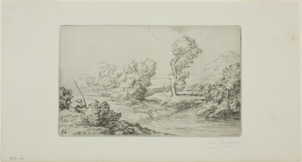 Banks of the Marne od Alphonse Legros