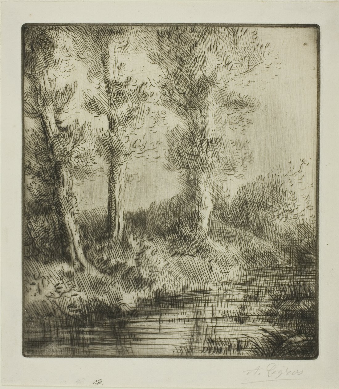 Banks of Saint-Pré od Alphonse Legros