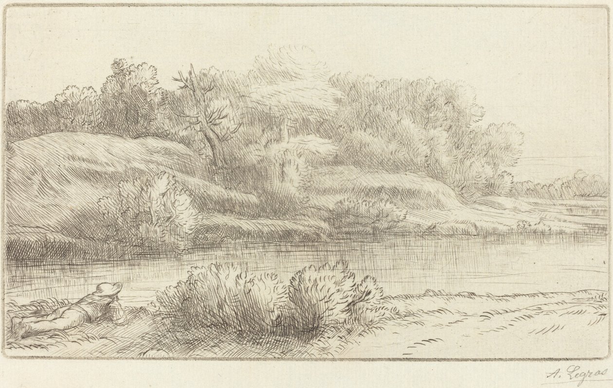 Banks of the Venelle od Alphonse Legros