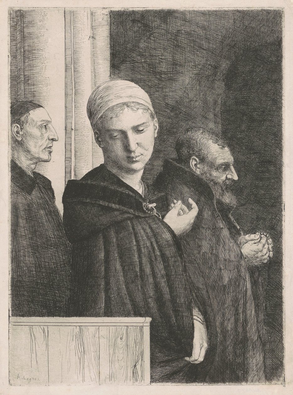 Křest od Alphonse Legros