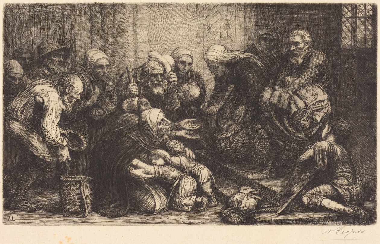 Žebráci z Bruselu (Žebráci z Brugg) od Alphonse Legros