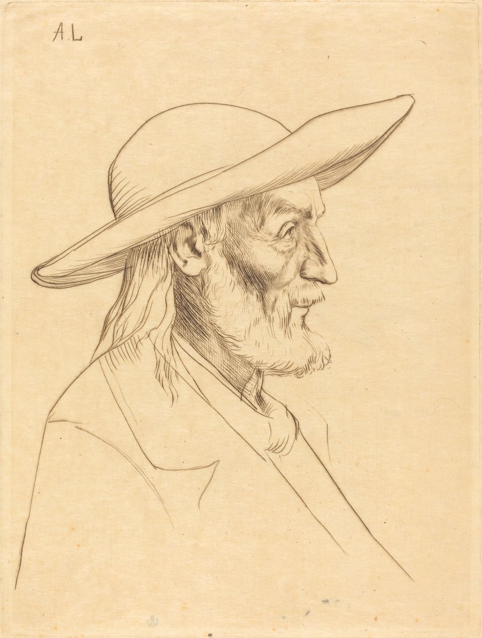 Bretonský rolník od Alphonse Legros