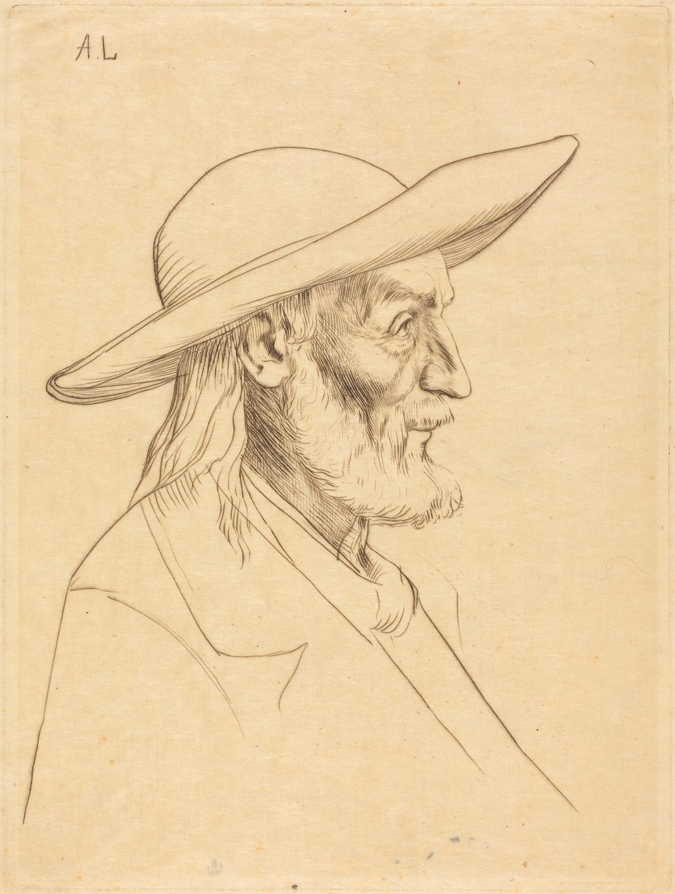 Bretonský rolník (Paysan breton) od Alphonse Legros