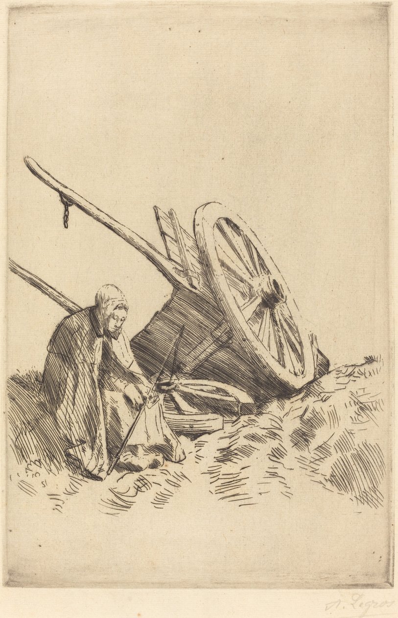 Rozbitý vozík Rozbitý vozík. od Alphonse Legros