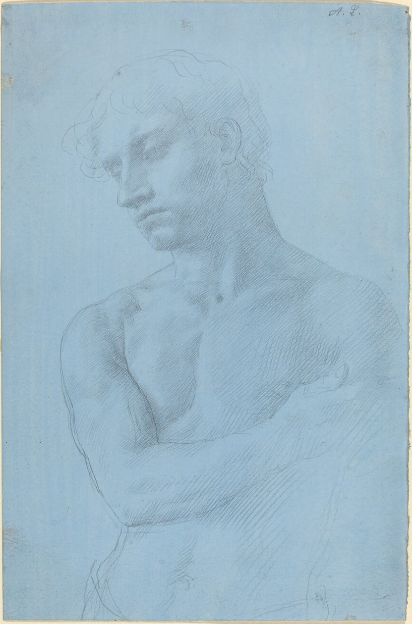 Busta nahého muže od Alphonse Legros