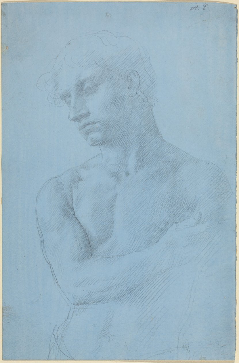 Busta nahého muže od Alphonse Legros