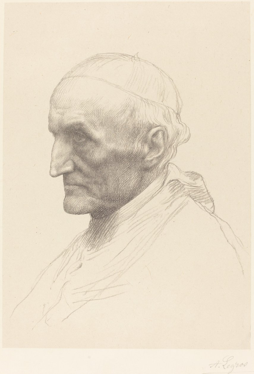 Kardinál Manning, 2. deska. od Alphonse Legros