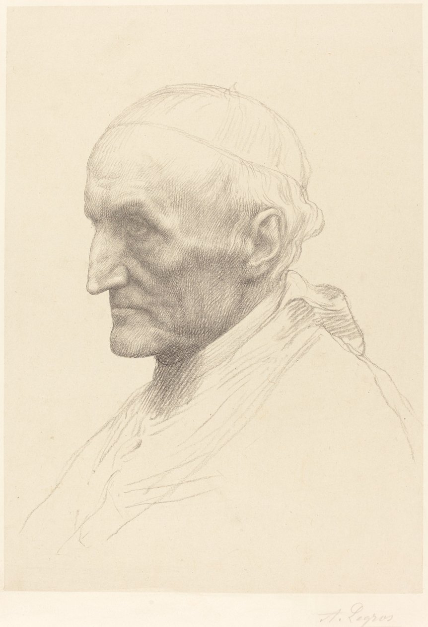 Kardinál Manning, 2. deska od Alphonse Legros