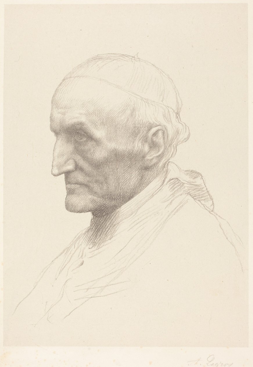 Kardinál Manning, 2. deska od Alphonse Legros