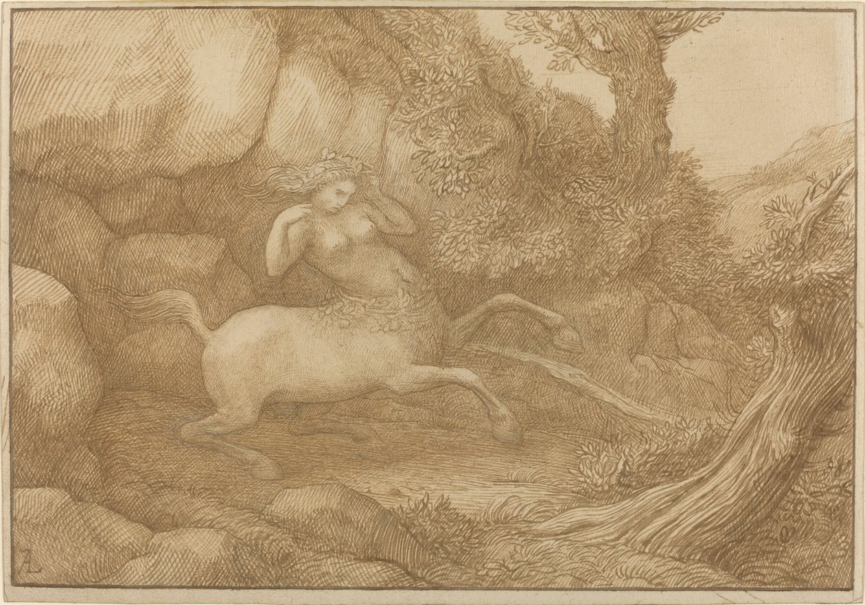 Kentauří žena od Alphonse Legros