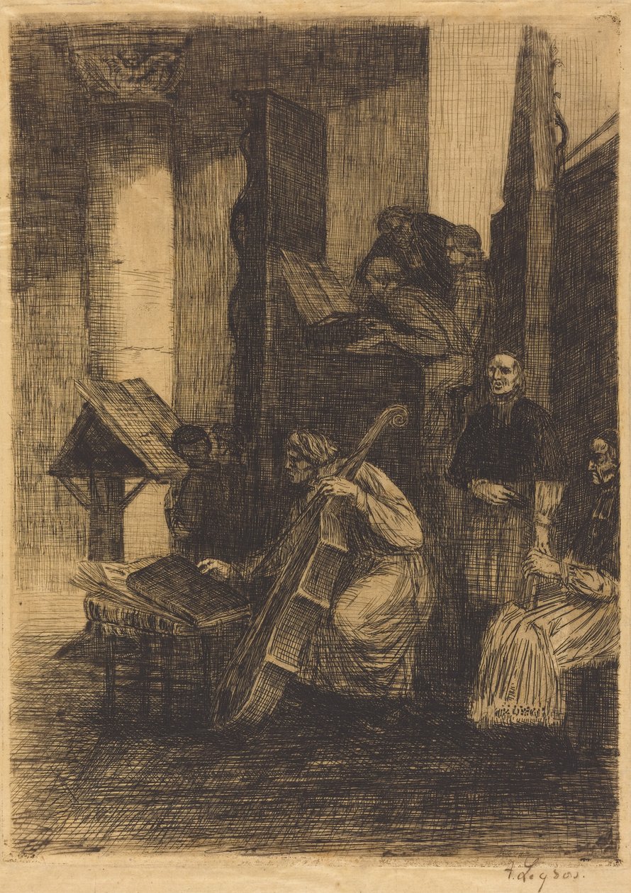 Sbor ve španělském kostele (La choeur d