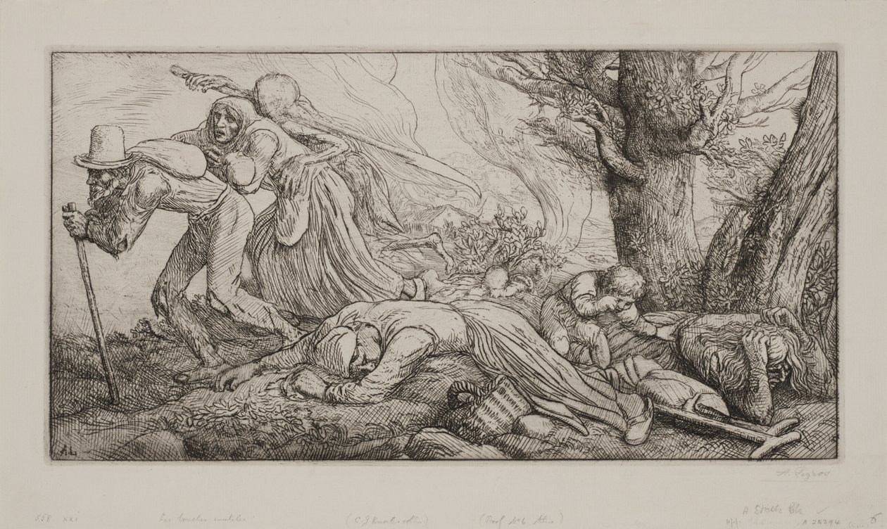 Triumf smrti: zbytečná ústa od Alphonse Legros