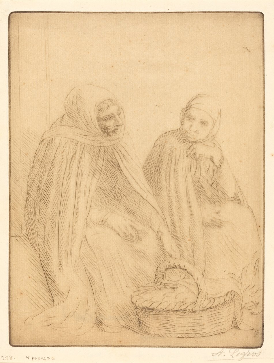 Prodejci vajec, 1. deska Prodejci vajec. od Alphonse Legros