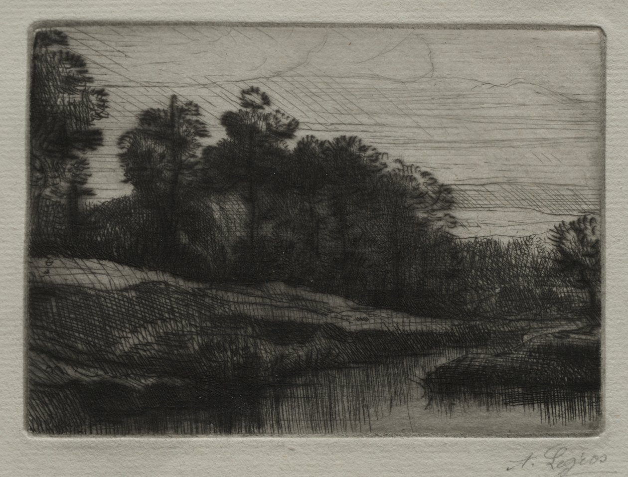 Večer od Alphonse Legros