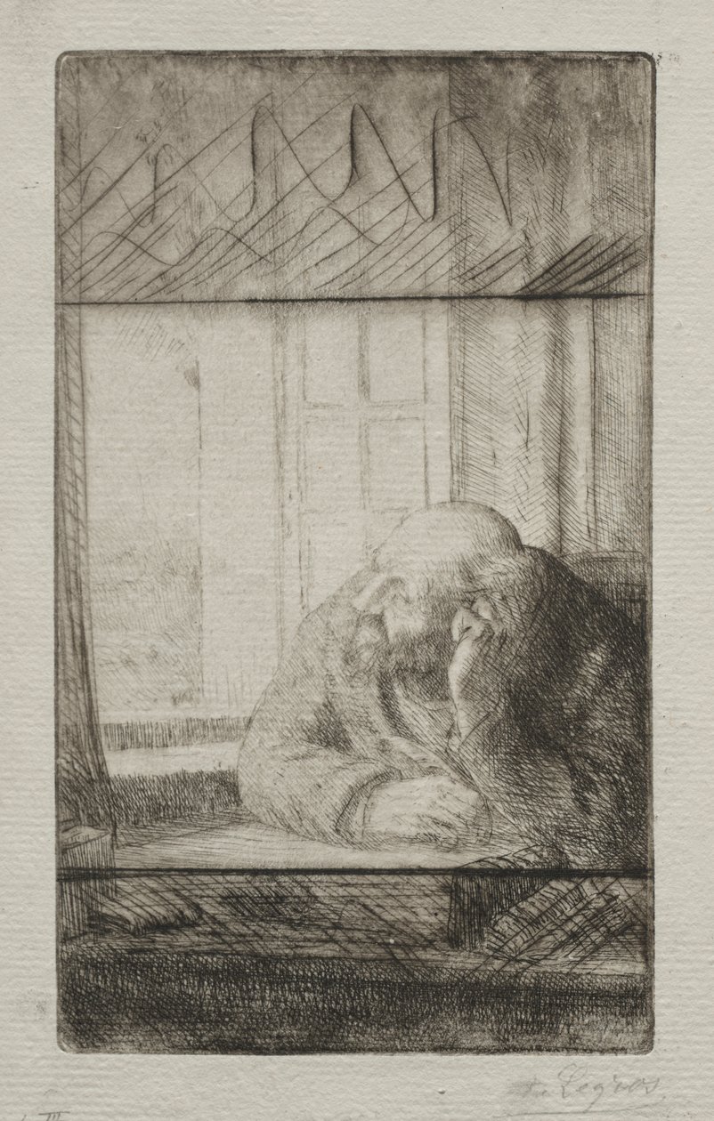Večer u okna od Alphonse Legros