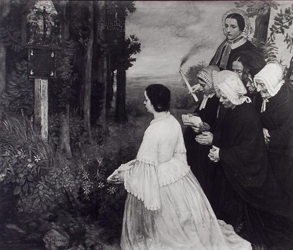 Ex Voto, 1860 od Alphonse Legros