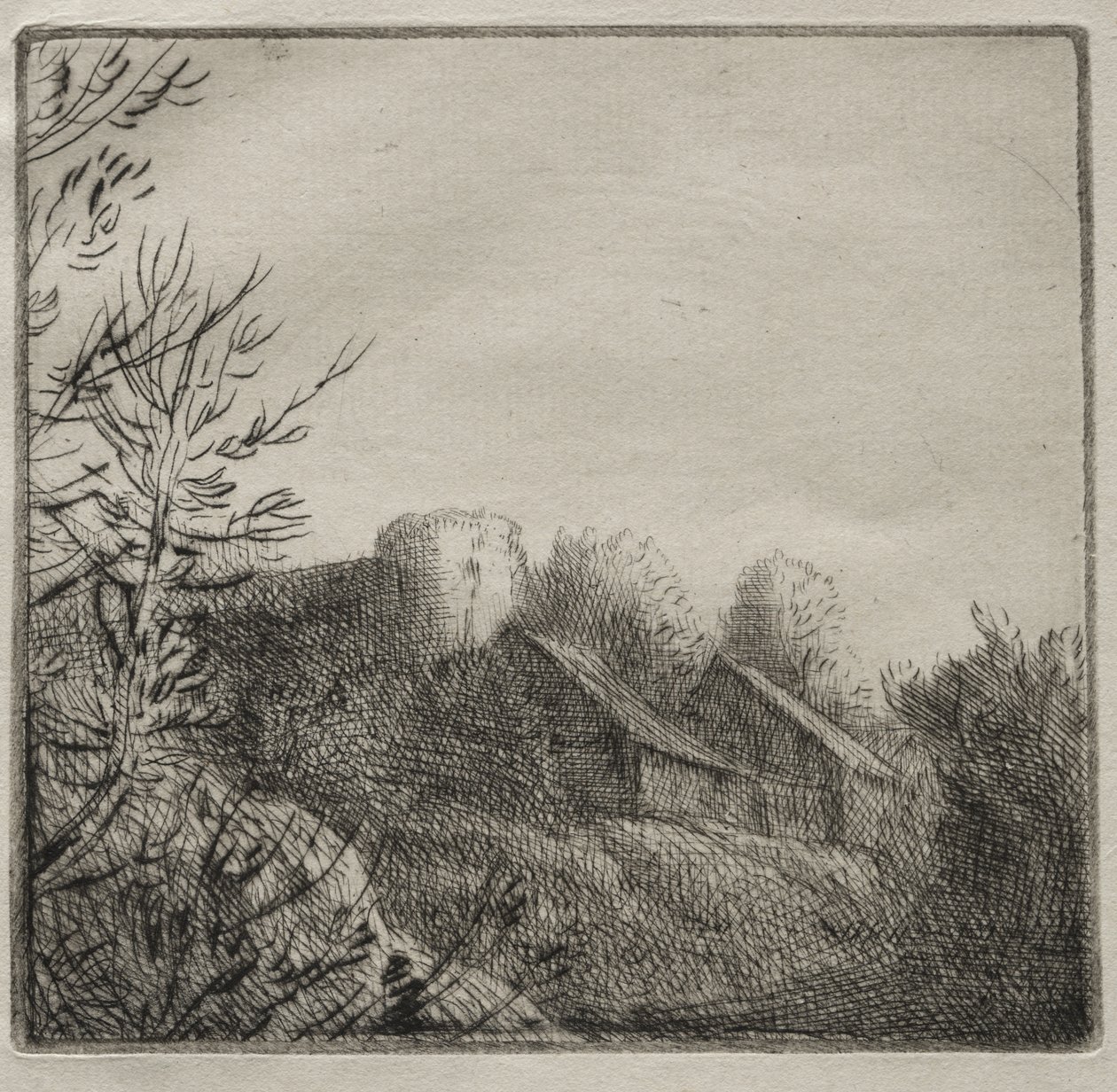 Farma ve Valoux od Alphonse Legros