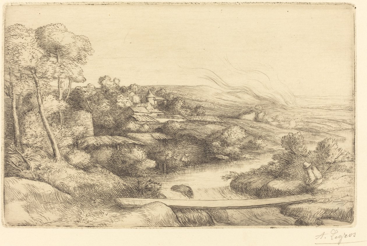 Lávka pro pěší od Alphonse Legros