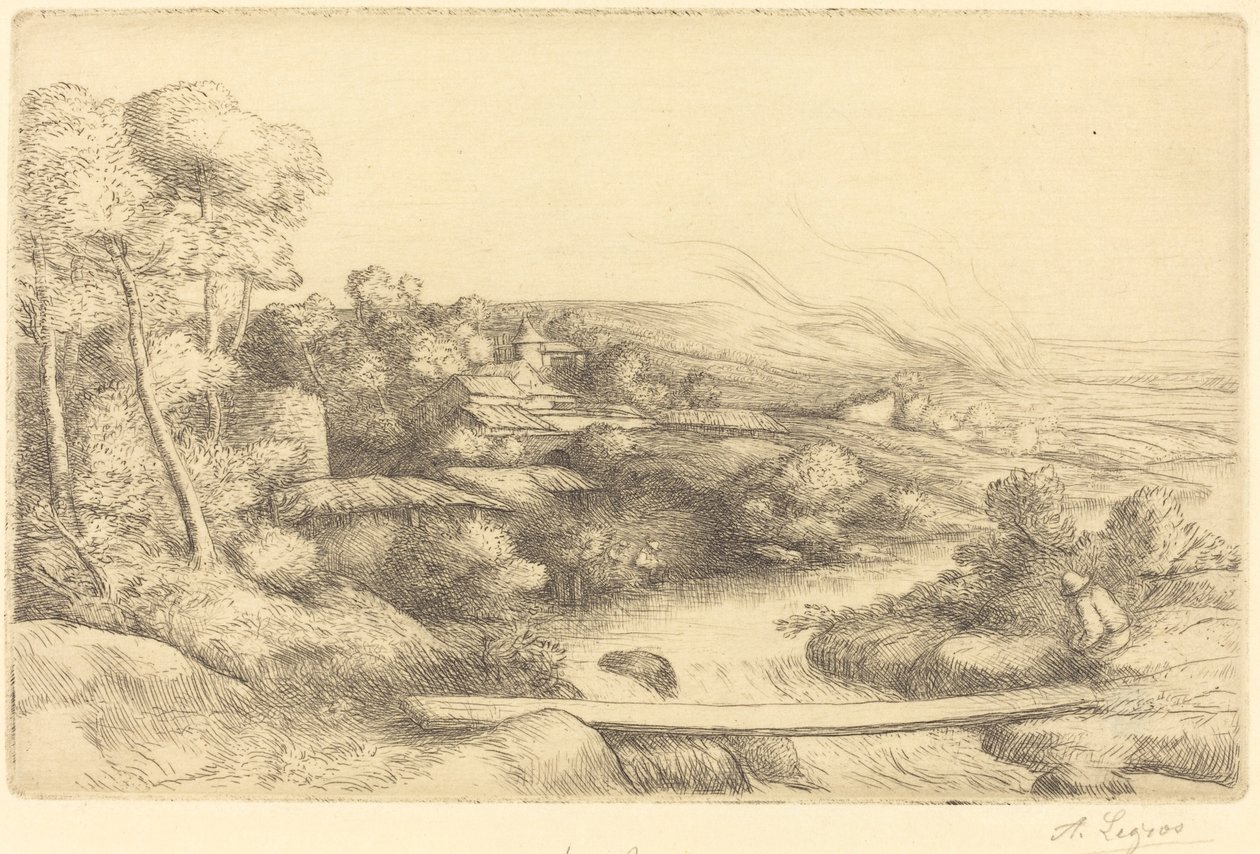 Lávka pro pěší od Alphonse Legros