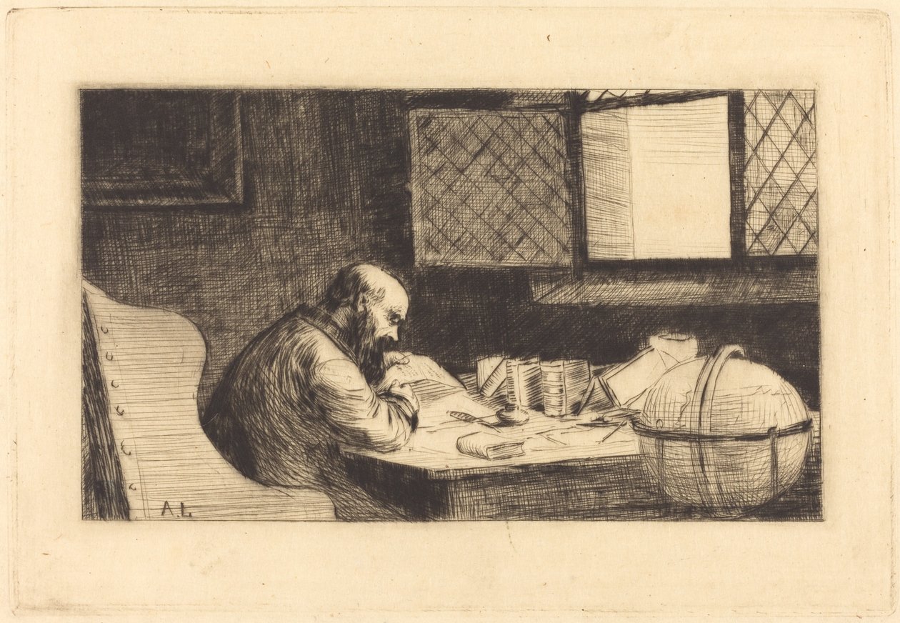 geograf (Le geographe) od Alphonse Legros
