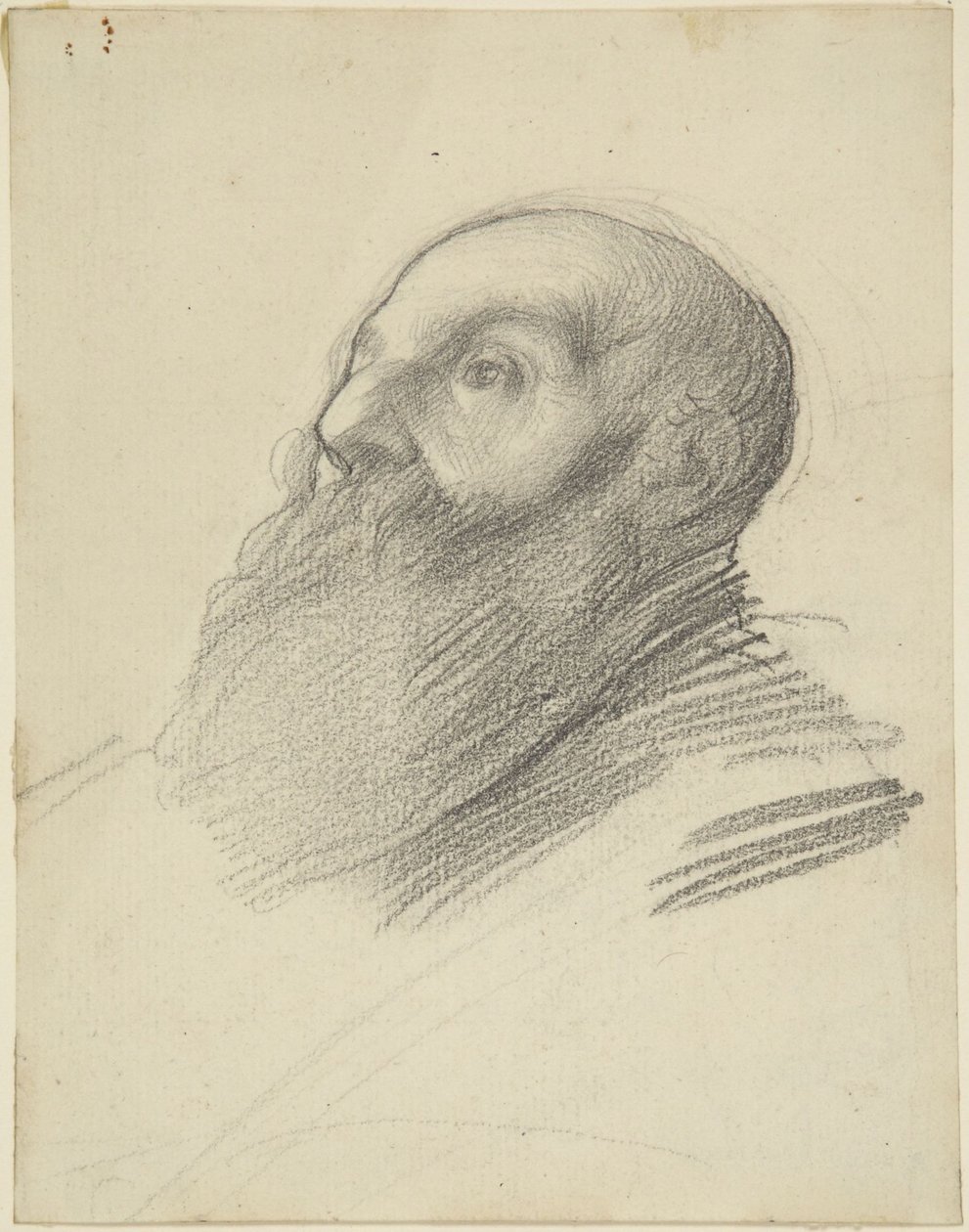 Hlava vousatého muže od Alphonse Legros