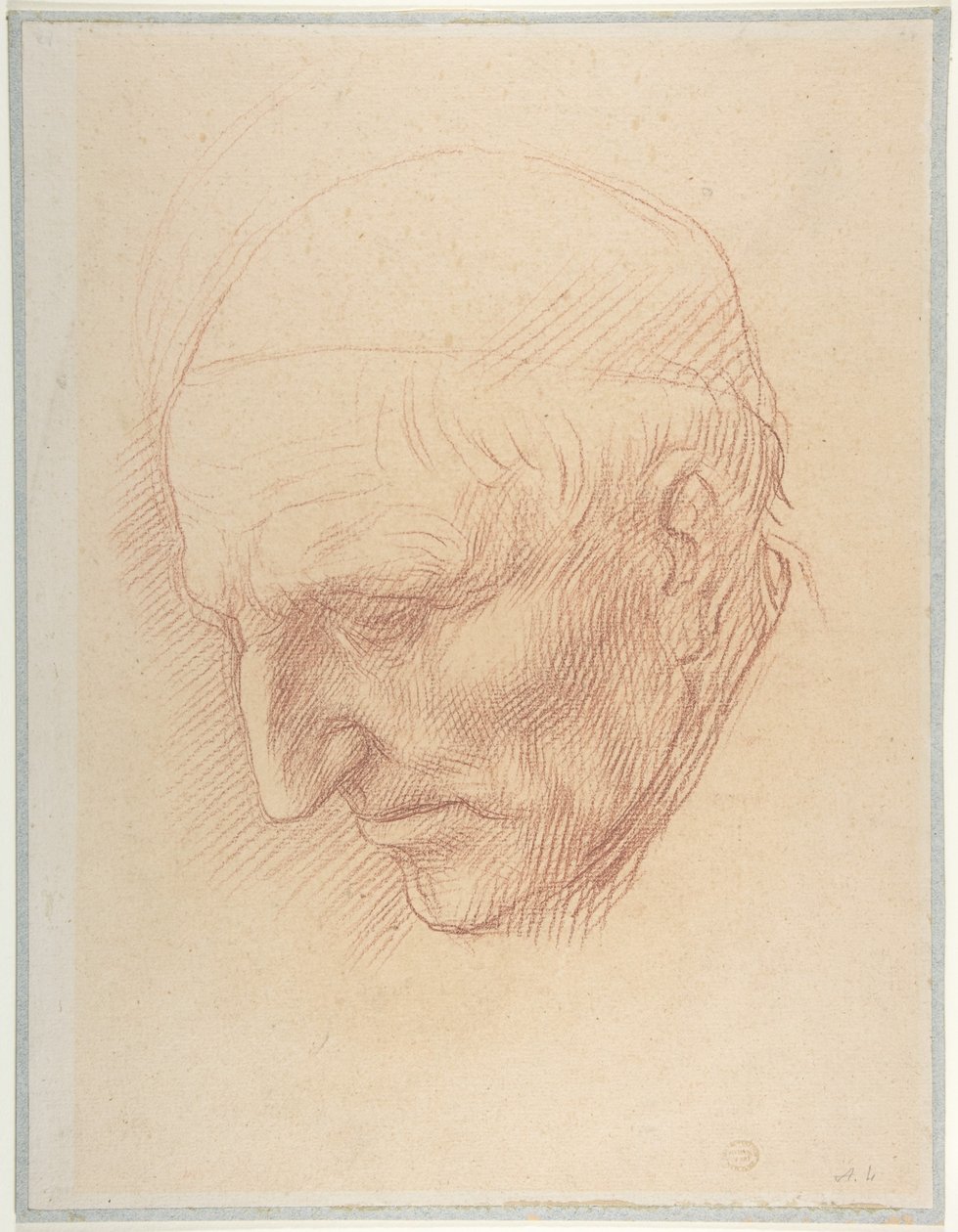 Hlava školního strážce od Alphonse Legros