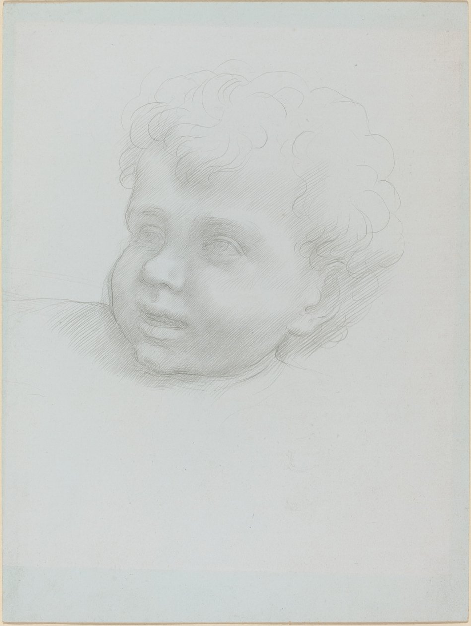 Hlava dítěte od Alphonse Legros