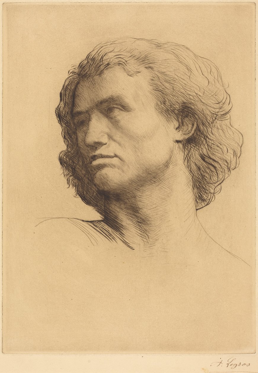 Hlava muže od Alphonse Legros