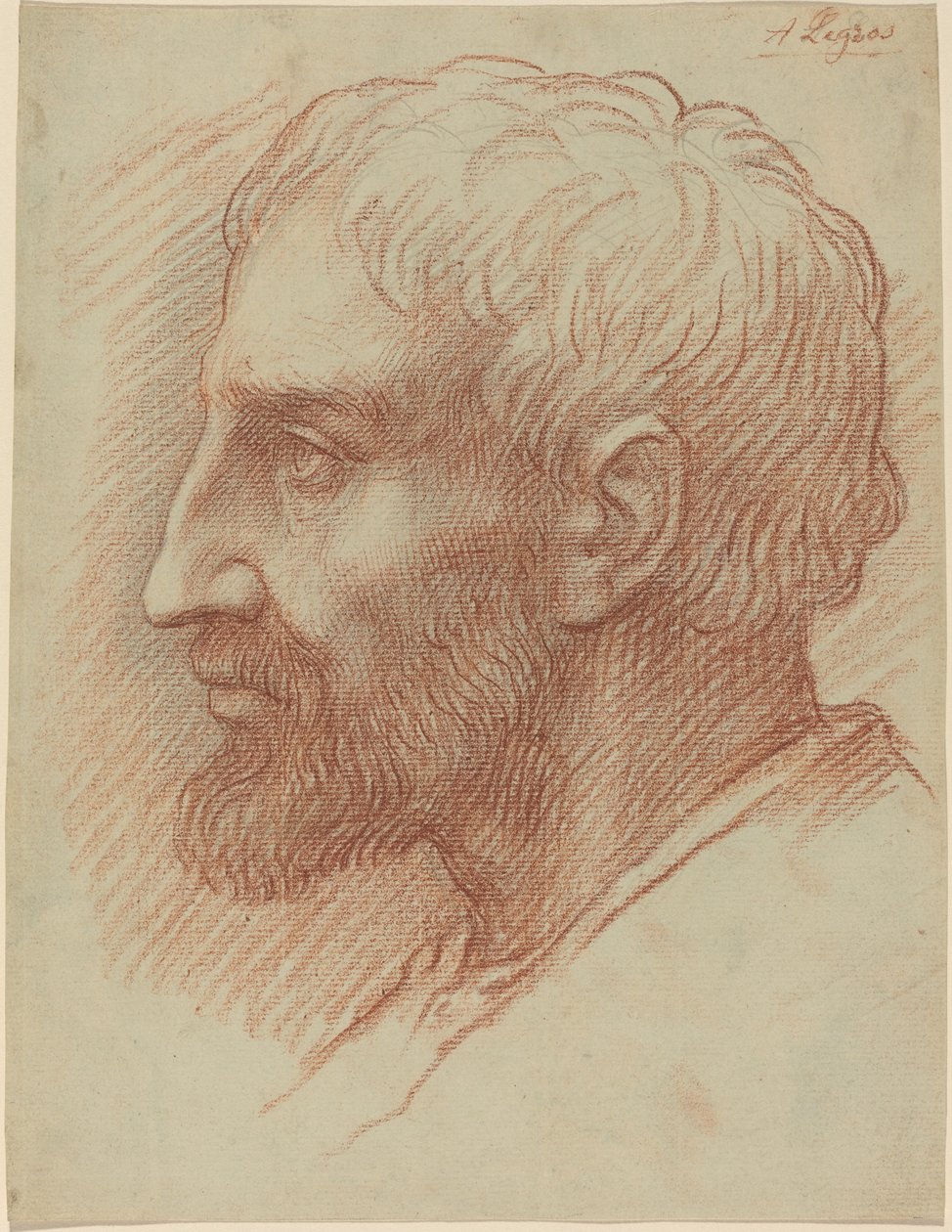 Hlava muže od Alphonse Legros