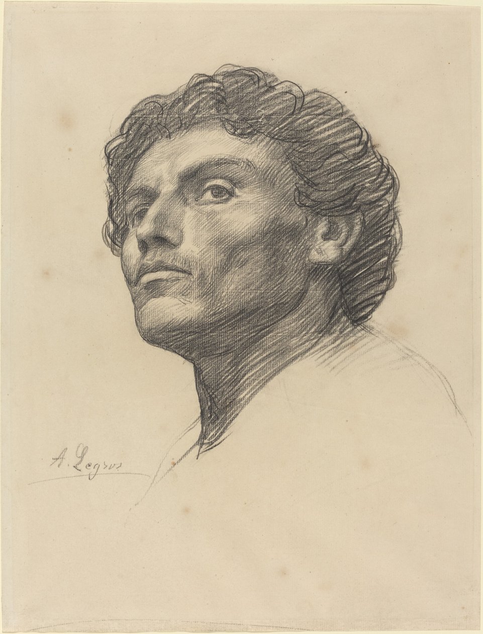 Hlava muže od Alphonse Legros